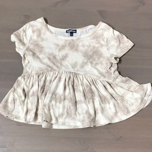 Freshman tide dye beige shirt Size Large